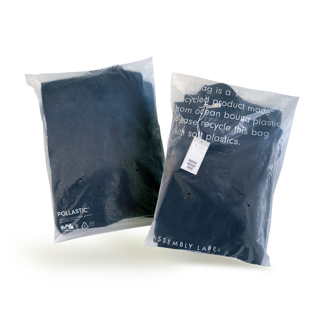 Custom POLLAST!C 100% Recycled Poly Garment Bags Better Packaging Co