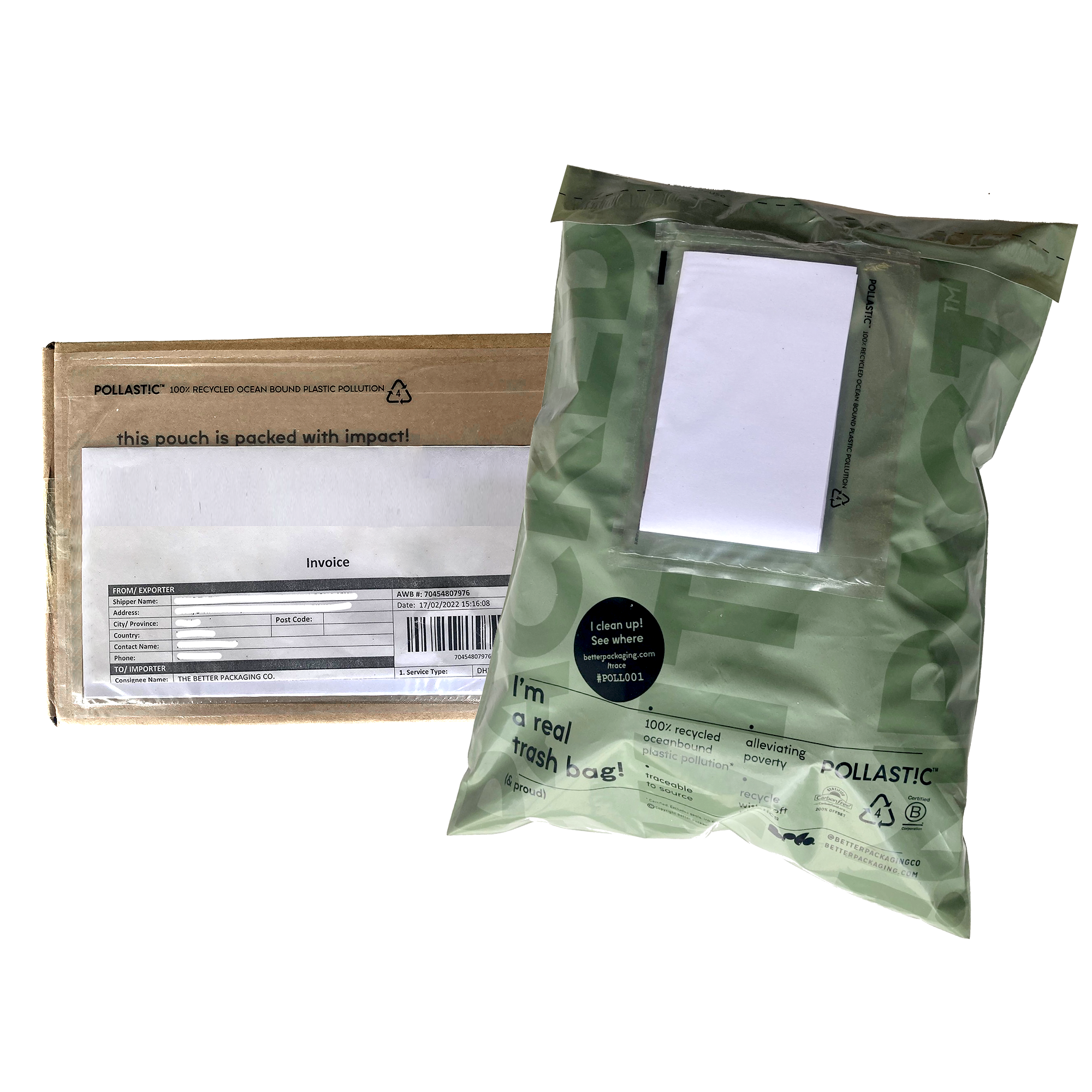 POLLAST!C Ziplock Bags - Better Packaging Co