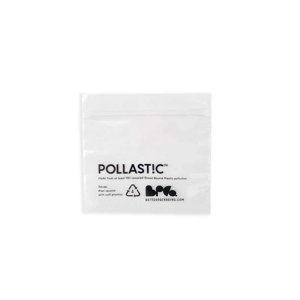 Small Better Packaging POLLAST!C Zip lock bag on a transparent background